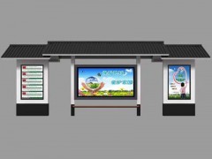 仿古候車亭可以體現(xiàn)一個城市的魅力