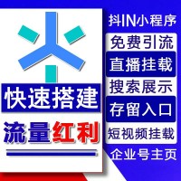 抖IN小程序快速搭建，抖IN全新流量入口,搶占流量紅利