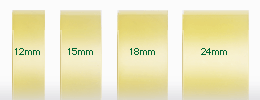 12mm、15mm、18mm、24mm